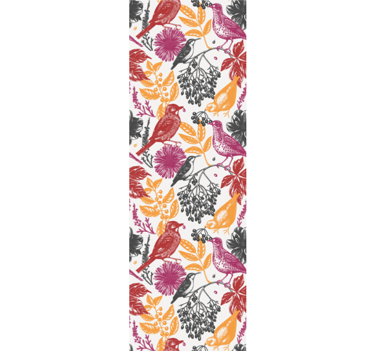 Roleta pre teenagera s divokým kvetinovým vzorom - Tenstickers