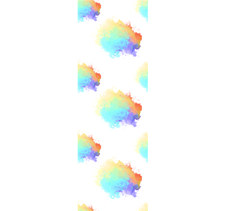 Roleta pre teenagera farebná párty s nádychom splachu - Tenstickers