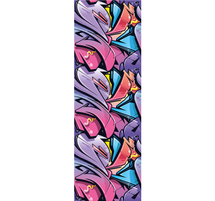 Roleta pre teenagera realistické graffiti - Tenstickers