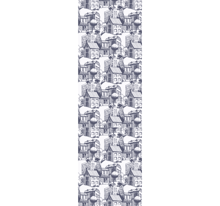 Moderná roleta s mestským vintage vzorom - Tenstickers