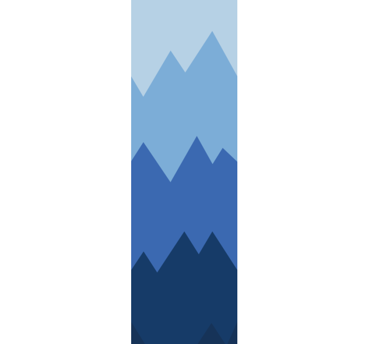 Moderná roleta s bielym a modrým prešívaním - Tenstickers