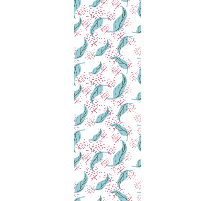 Moderná roleta s modrým kvetinovým nádychom - Tenstickers