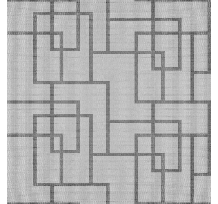 Sivá roleta s geometrickými líniami - Tenstickers