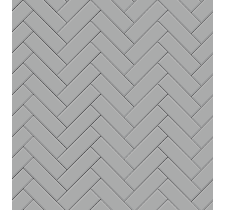 Sivá roleta z herringbone šedých dlaždíc - Tenstickers