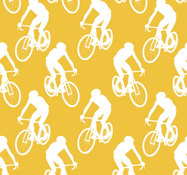 Žltá roleta pre cyklistov - Tenstickers