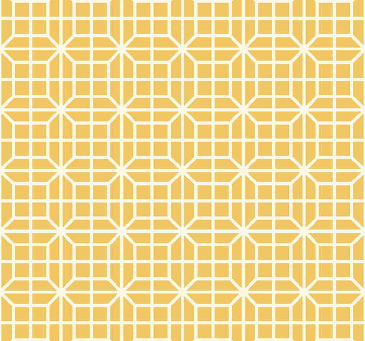 Žltá roleta s geometrickým vzorom - Tenstickers