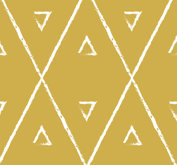 Žltá roleta s geometrickým diamantovým vzorom - Tenstickers