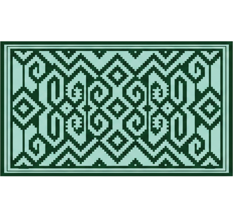 Zelená roleta mapučských zelených farieb - Tenstickers
