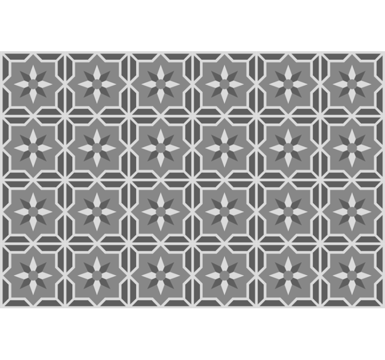 Sivá roleta s geometrickým jemným šedým pozadím - Tenstickers