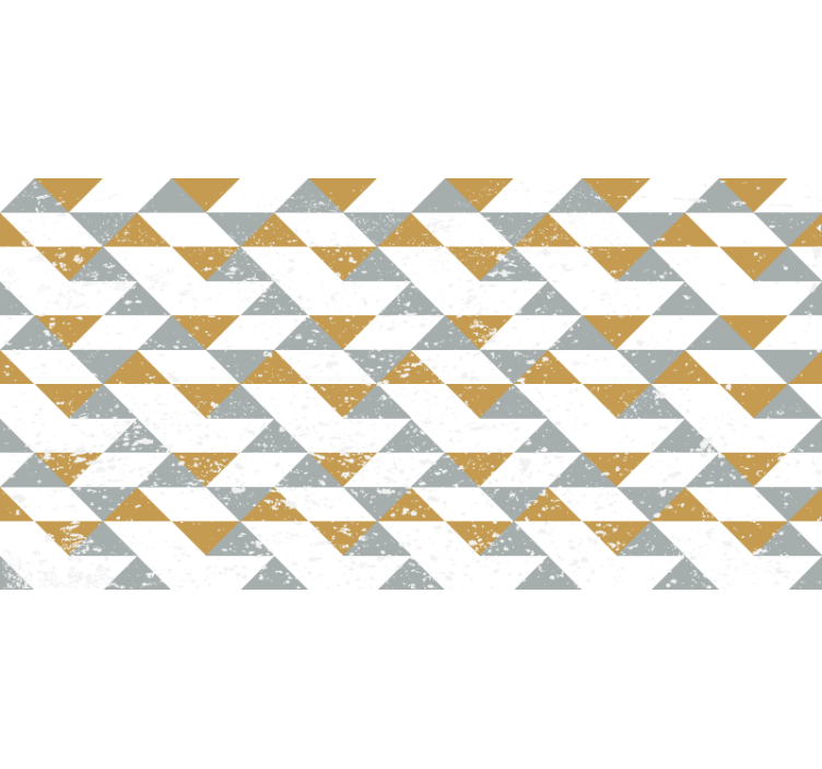 Biela roleta s geometrickým grunge vzorom - Tenstickers