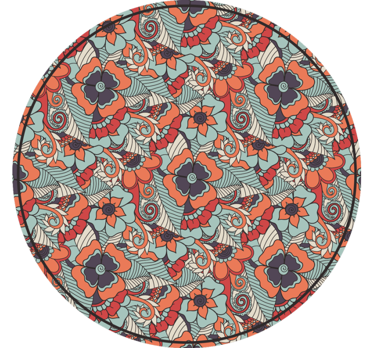 Roleta do izby kvetinový paisley - Tenstickers
