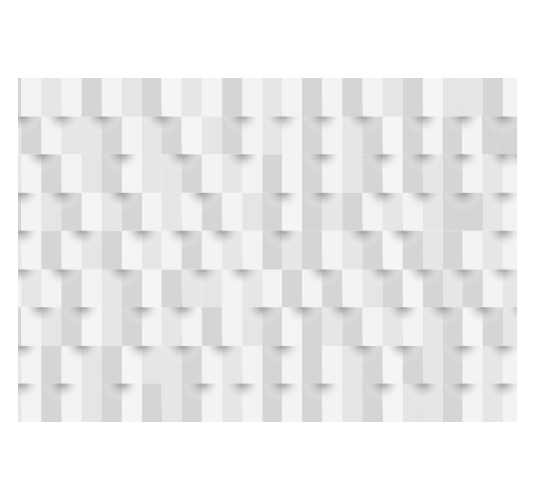 Biela roleta geometrická skladačka - Tenstickers