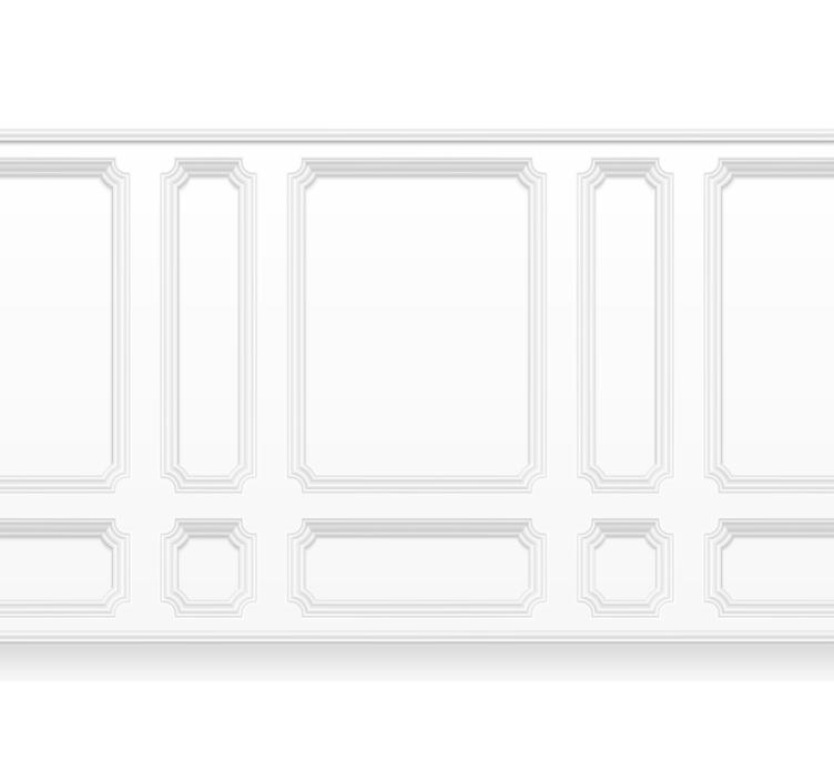 Biela roleta klasické štvorce - Tenstickers