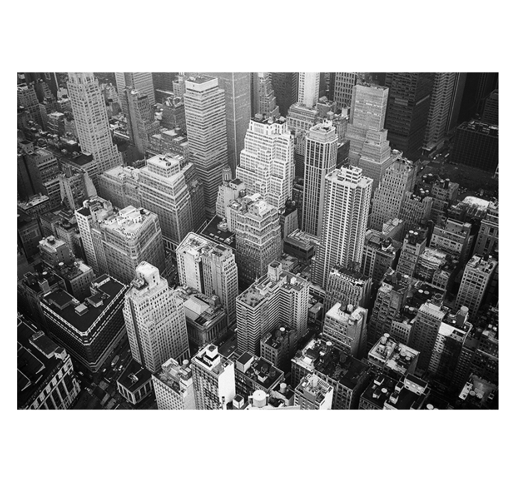Sivá roleta new york vzdušný čierno-biely - Tenstickers