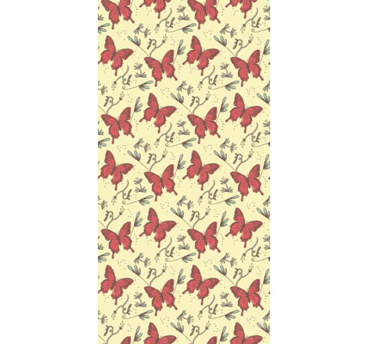 roleta motýle záhradný štýl - Tenstickers