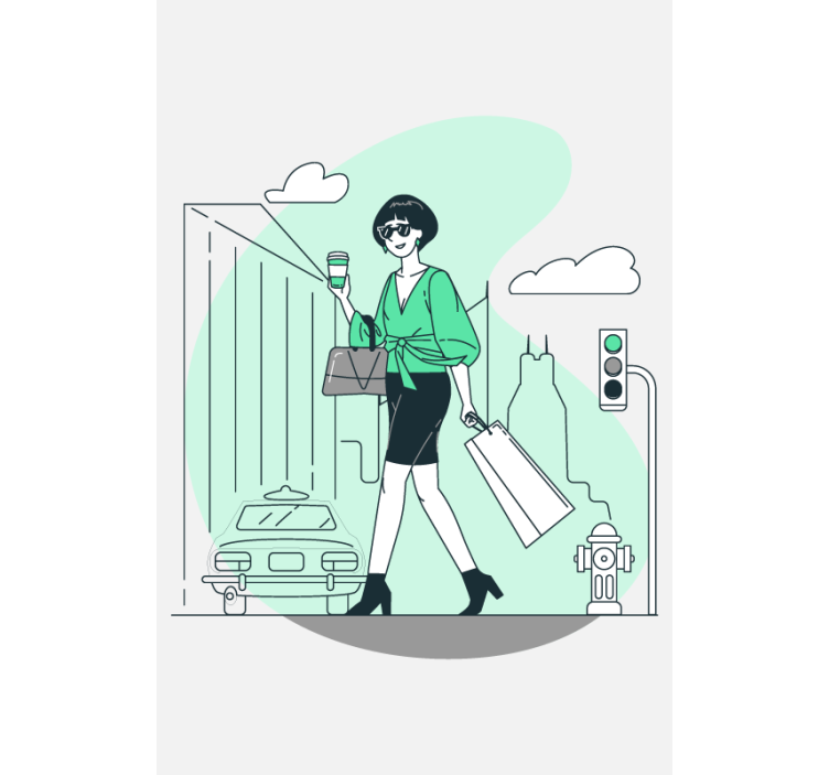 Nákupná pouličná zábava Roleta - Tenstickers