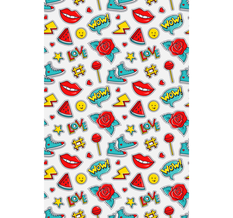 Karikatúra kreslí zábavné deti na slepo - Tenstickers