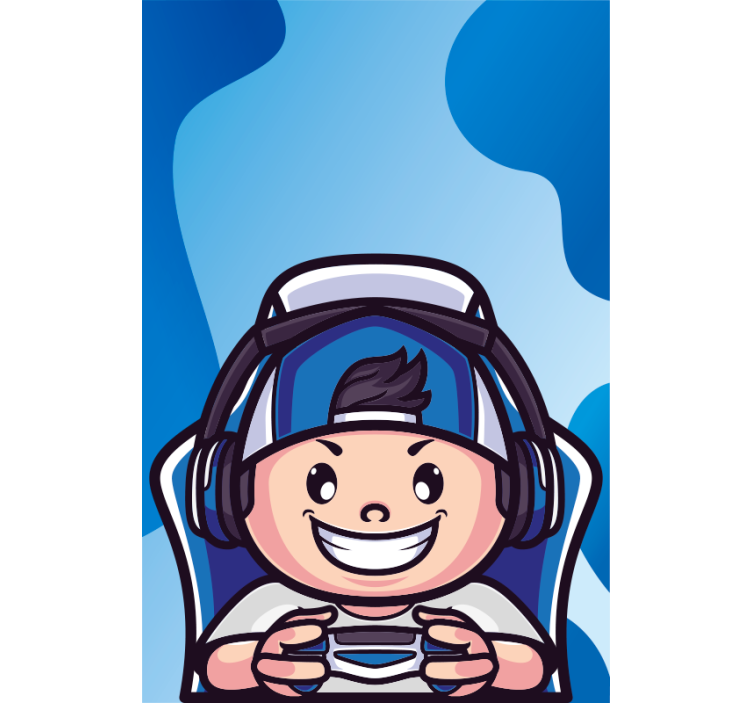 bláznivá roleta veselá postava - Tenstickers