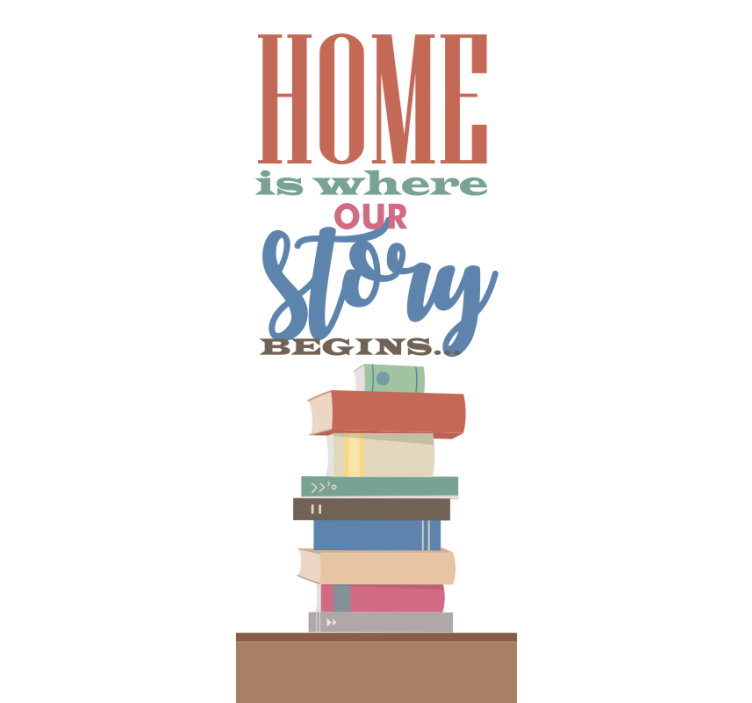 roleta s citátmi domáci príbeh začína tu - Tenstickers