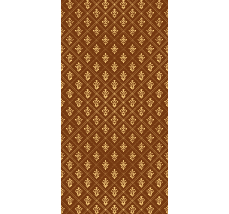 klasická roleta zdobený zlatý vzor - Tenstickers