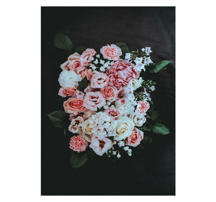 kvetinová roleta kvitnúce kvetinové aranžmá - Tenstickers