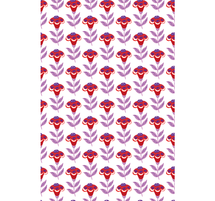 roleta na okno kvety živý kvetinový motív - Tenstickers