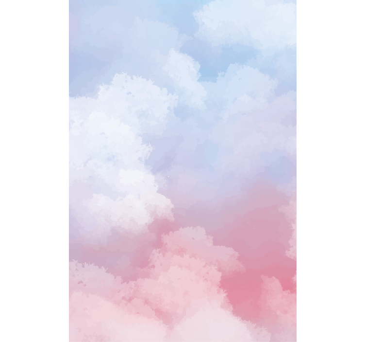 Ručne maľované nebo oblaky hlavná spálňa Roleta - Tenstickers