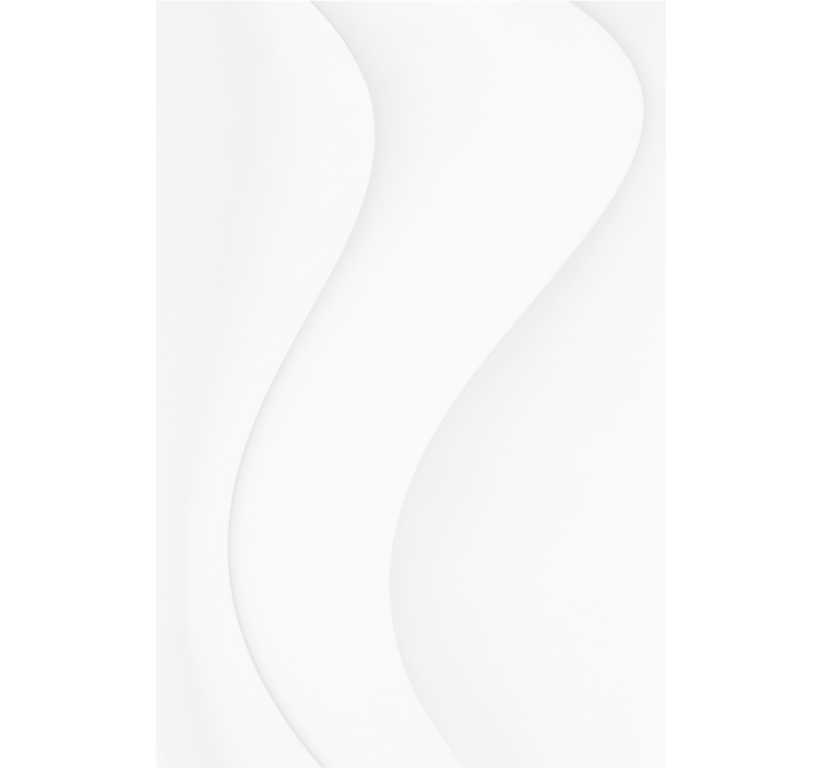 Biela moderná tvary žalúzia hlavnej spálne - Tenstickers