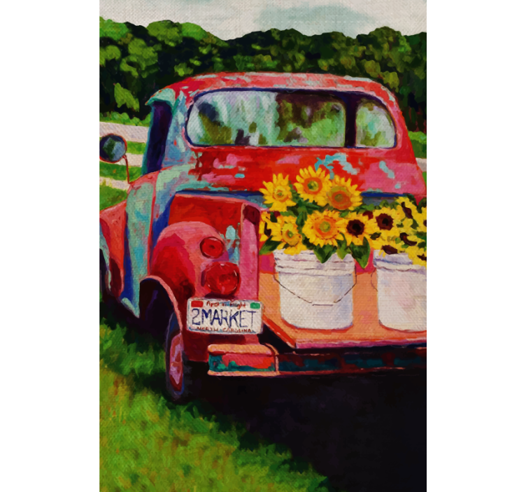 ťahaný kamión so záslepkou na ovocie a zeleninu - Tenstickers