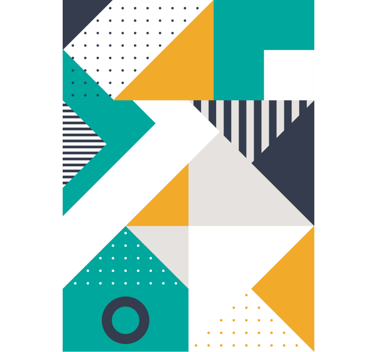 moderná roleta mix geometrických vzorov - Tenstickers