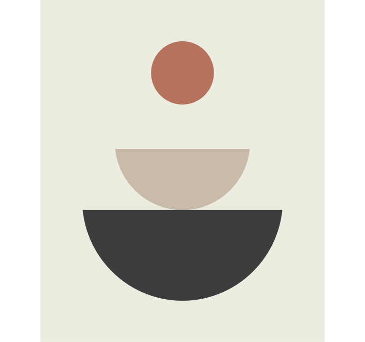 Fontána abstraktné geometrické umenie Roleta fototapeta - Tenstickers