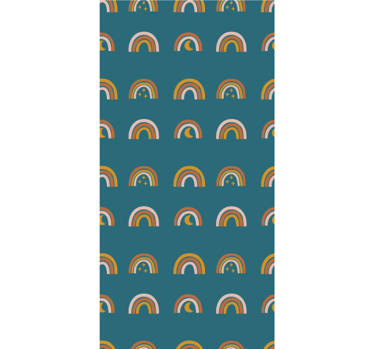 roleta do detskej izby dúhy a hviezdy - Tenstickers