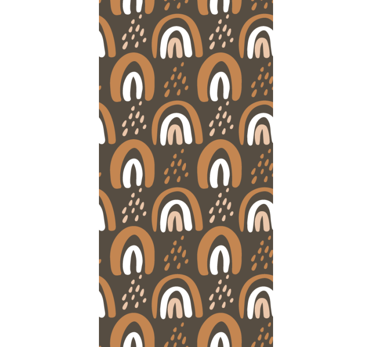 roleta do detskej izby maľované zemité dúhy - Tenstickers