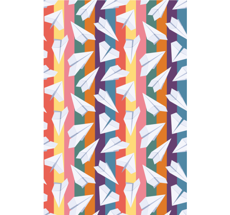 zábavná roleta let papierových lietadiel - Tenstickers