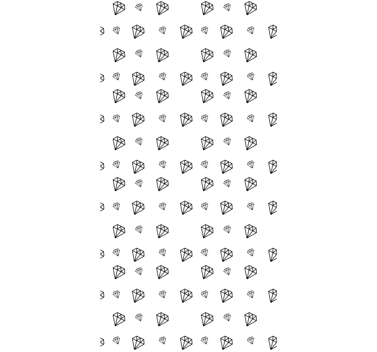 originálna roleta čierne a biele diamanty - Tenstickers