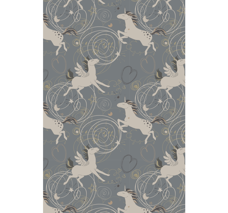 roleta do detskej izby magický vzor jednorožcov - Tenstickers