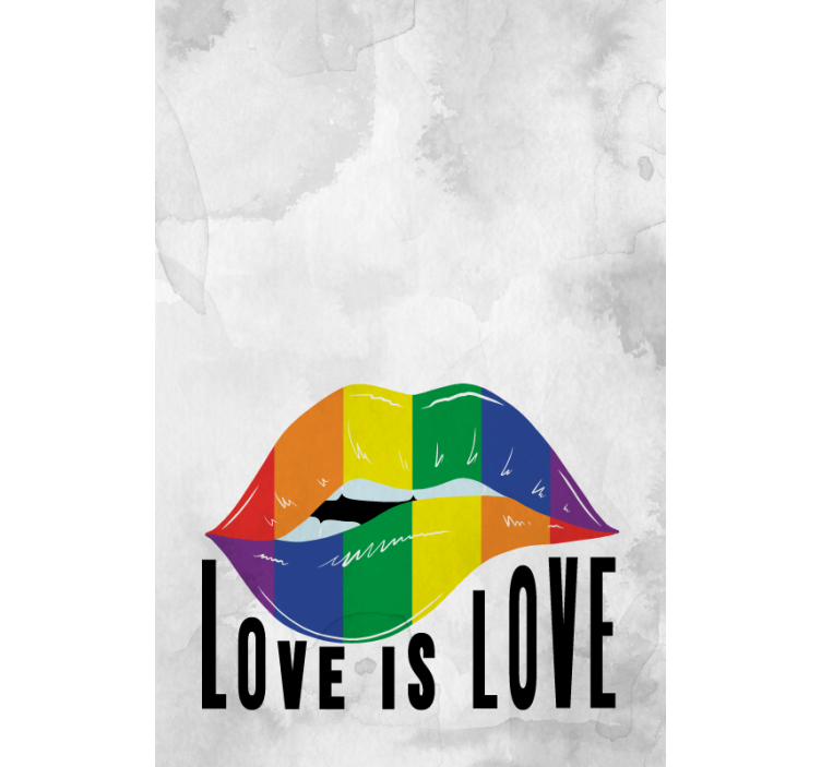 roleta s citátmi dúhové umenie na pery - Tenstickers