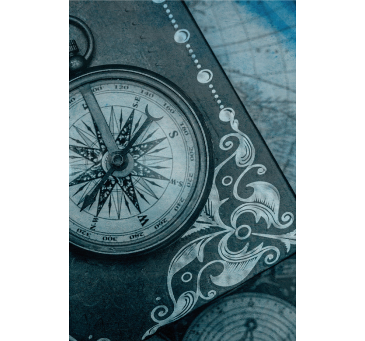 Roleta na okno konštrukčné prvky kompasu - Tenstickers