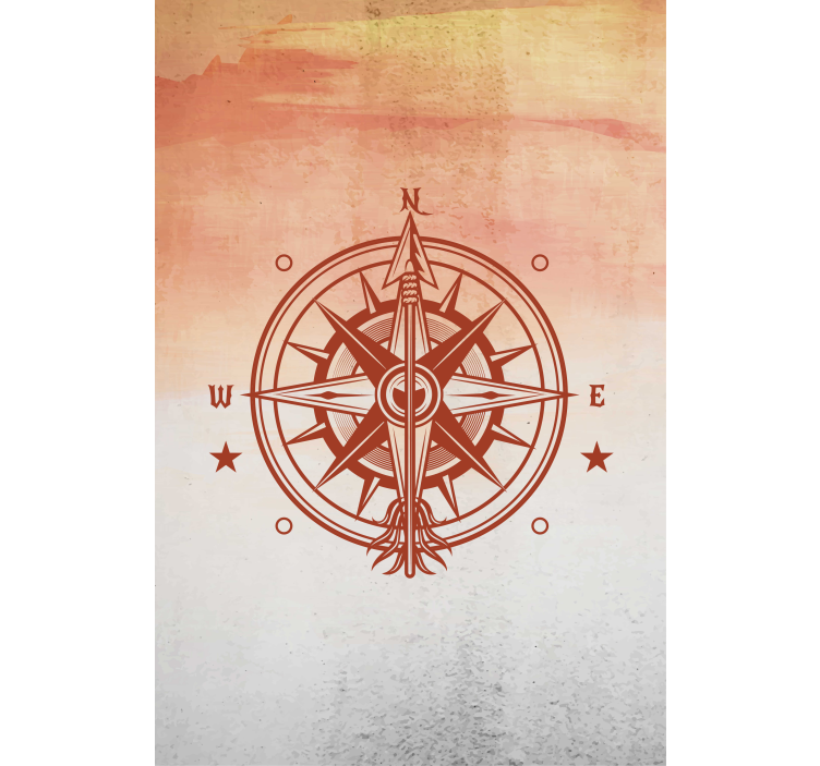 roleta mapa sveta kompasová navigácia - Tenstickers