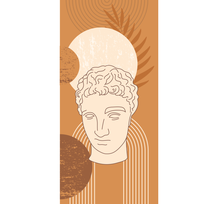 obrázková roleta klasický sochársky dizajn - Tenstickers