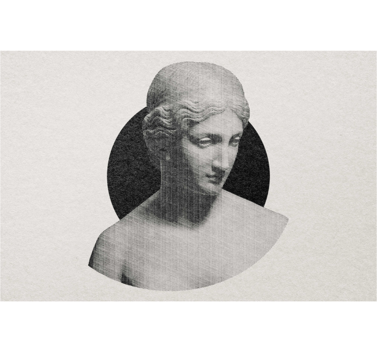 Grécka socha v rytom štýle spálňová roleta - Tenstickers