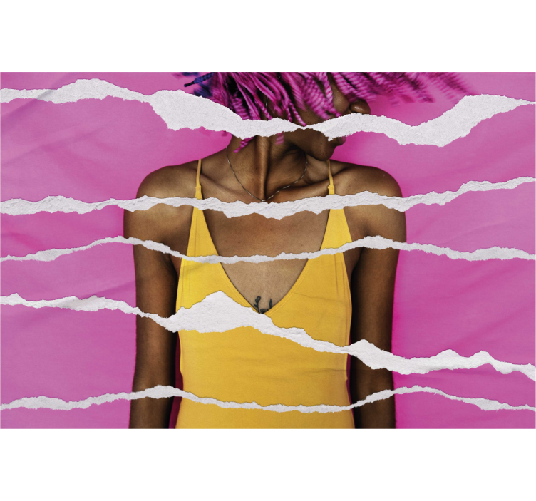 obrázková roleta efekt roztrhaného papiera - Tenstickers