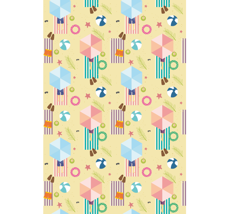 zábavná roleta motív plážového slnečníka - Tenstickers