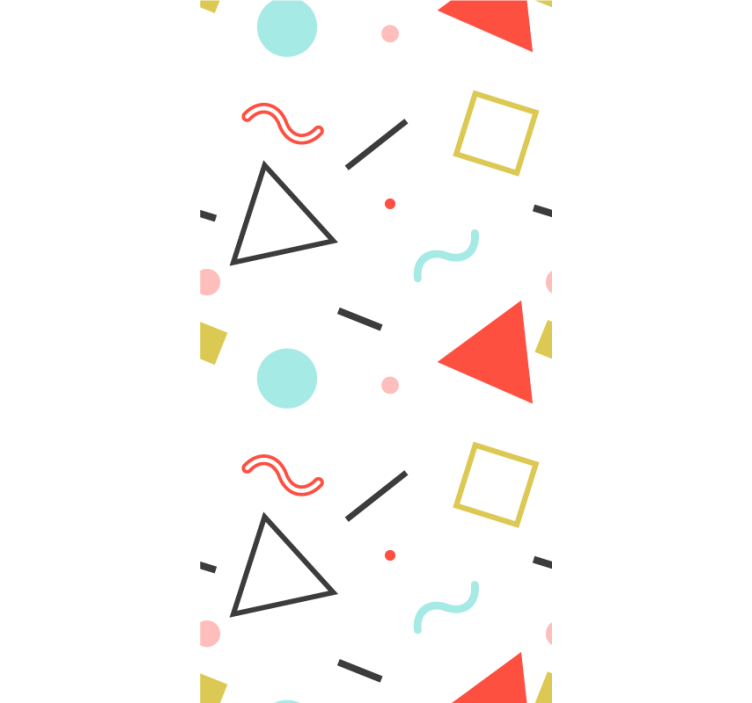 moderná roleta minimalistické geometrické tvary - Tenstickers