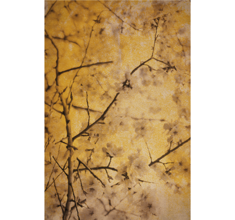 roleta na okno kvety vetvičky sakury - Tenstickers