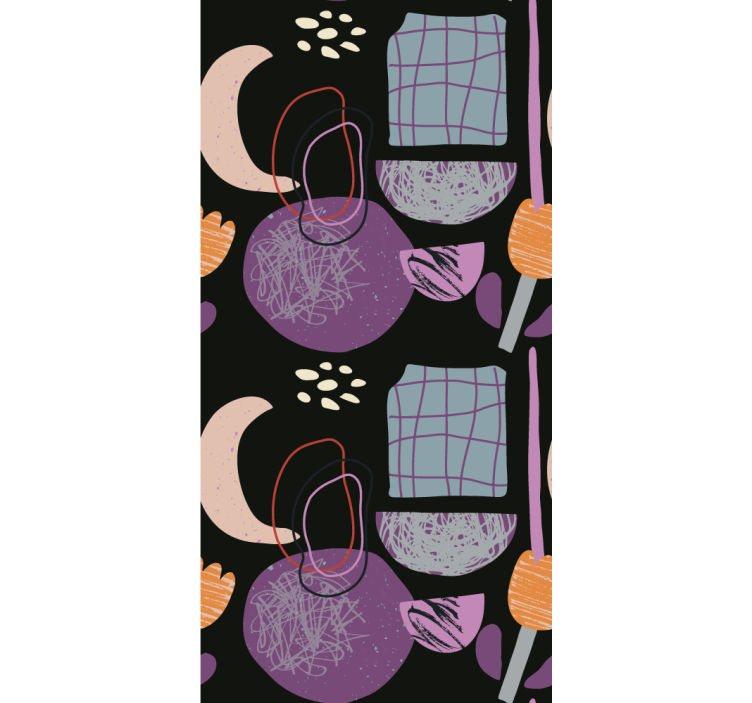 moderná roleta abstraktný vzor tvaru - Tenstickers