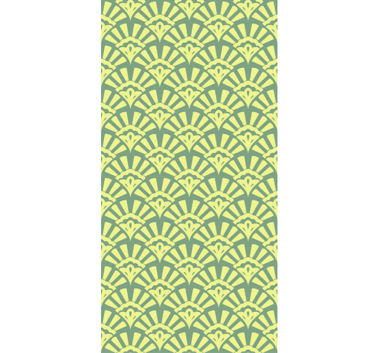 vzorovaná roleta elegantný listový motív - Tenstickers