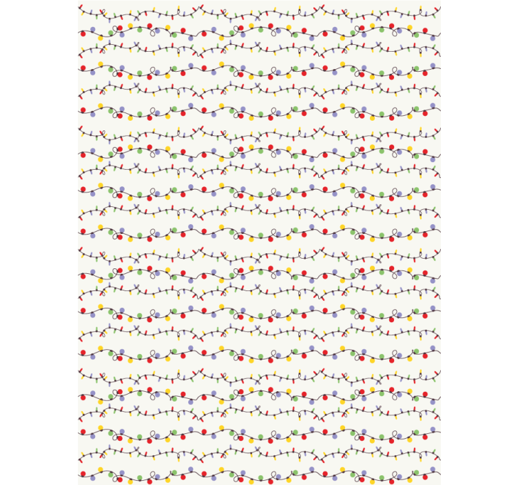 roleta do detskej izby farebné reťazové svetlá - Tenstickers