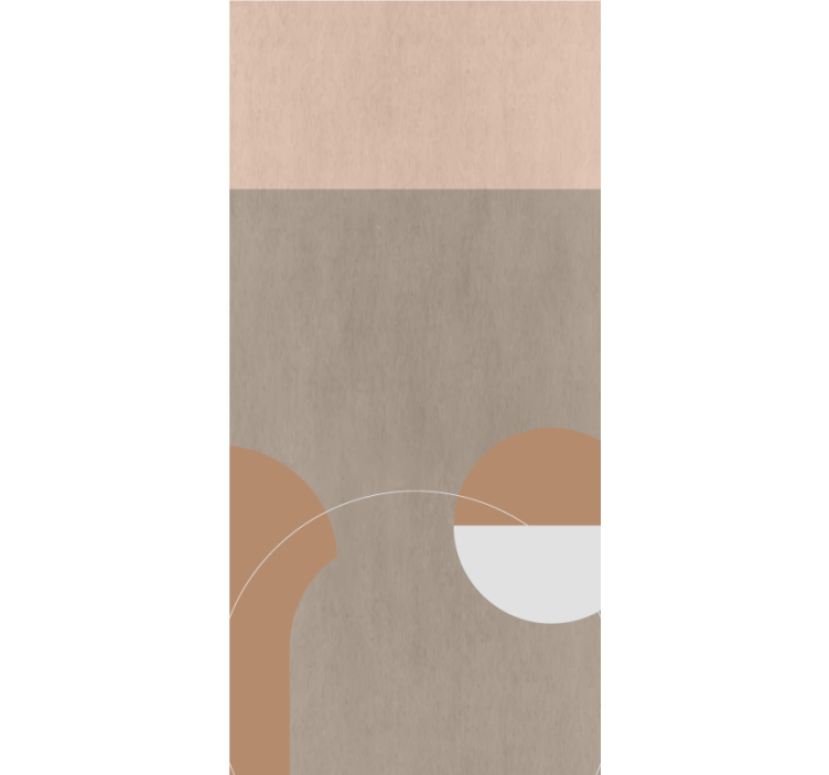 moderná roleta geometrické okrúhle tvary - Tenstickers