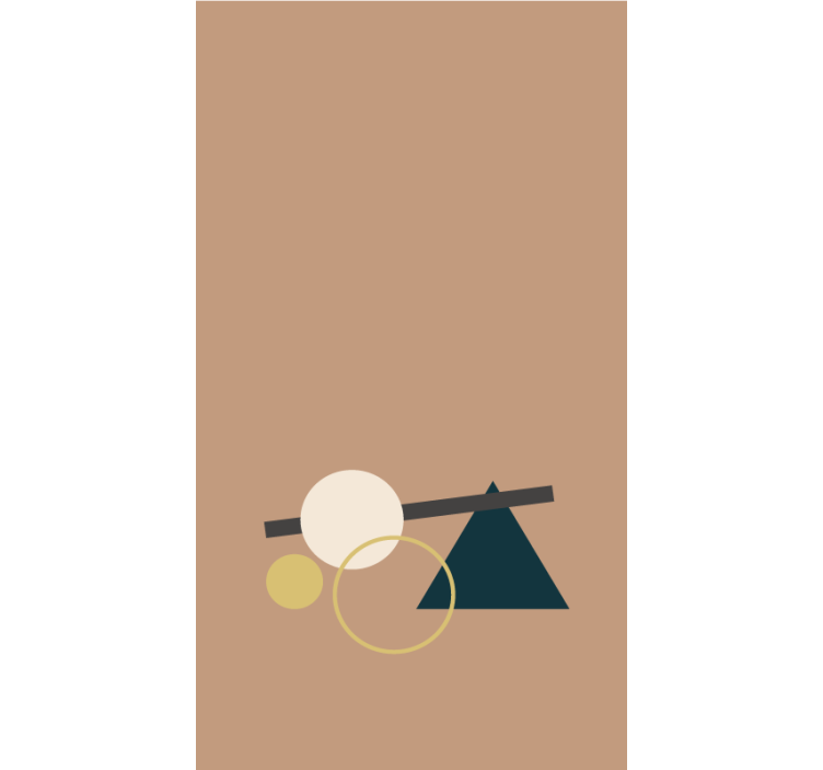 moderná roleta vyváženie geometrických tvarov - Tenstickers